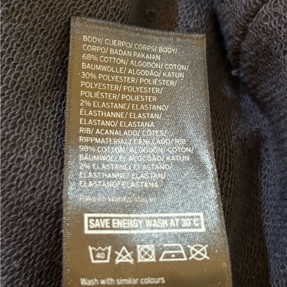 Ivy Park x Adidas Black Pullover Hoodie Medium Logo Sweatshirt - Picture 13 of 13